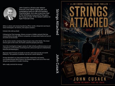 “Strings Attached” – A Jim Simons Financial Crime Thriller by John Cusack