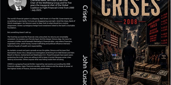“Crises” – A Jim Simons Financial Crime Thriller by John Cusack